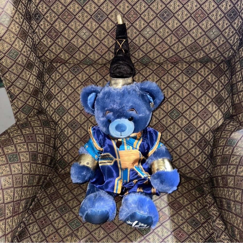 Build-A-Bear Workshop Disney Aladdin Genie Plush Bear BABW RARE HTF RETIRED